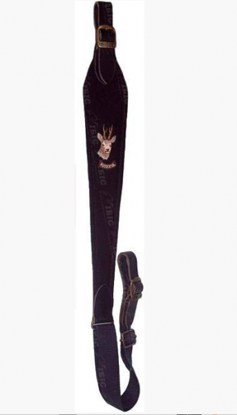 Gewehrriemen Neppern schwarz Rehbock