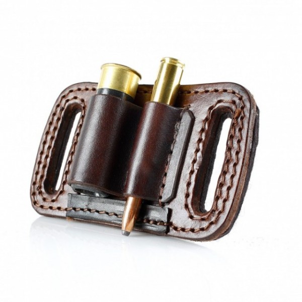 Gürtel Patronenetui - 1 x Kugel/1 x Schrot