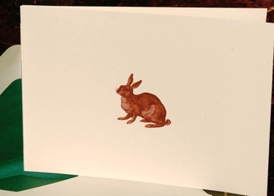 Klappkarte Hase