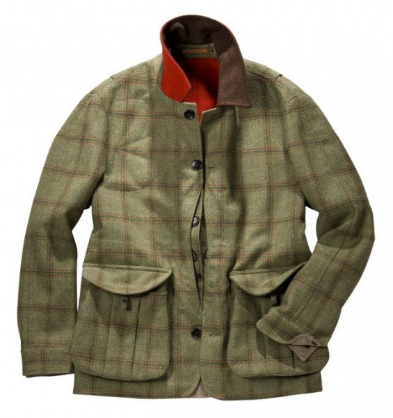 Jagdjacke Tweed, grün