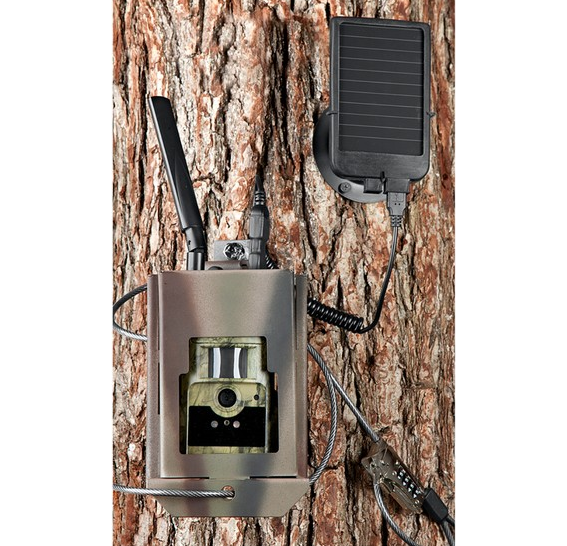 Stahlkasten für GPRS-Cam+ 8MP, SMS, MMS &amp; mail, BLACKFLASH