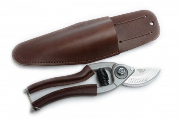 Arno Crocodile Pruner 23 cm mit Lederetui
