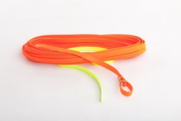 Schweissriemen BioThane® 19mm orange/neon aus Material