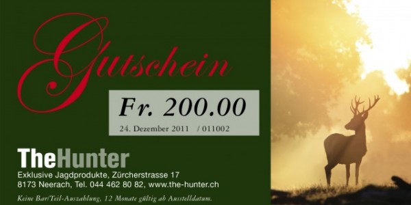 Einkaufsgutschein CHF 200.-