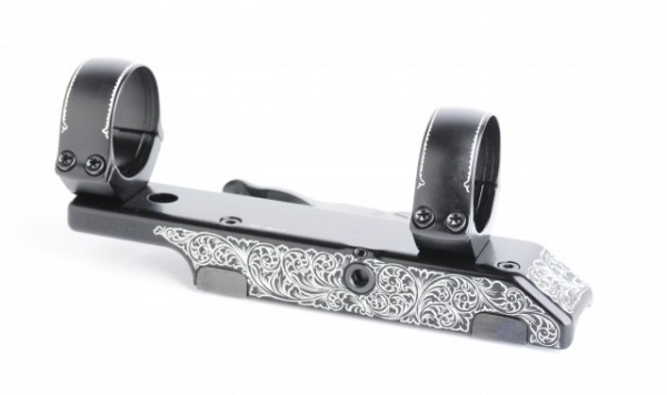 Deluxe Sattelmontage Handgraviert für Blaser