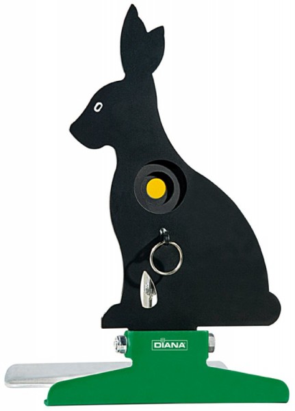 Silhouettenziel Diana Hase Stahl