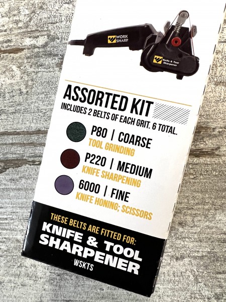 Schleifbandset Work Sharp 80 / 220 / 6000