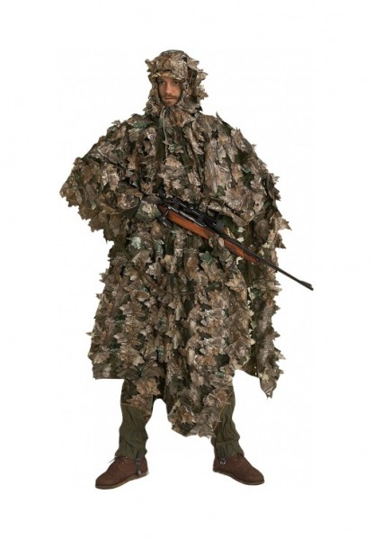 Laub-Camo Poncho Wood